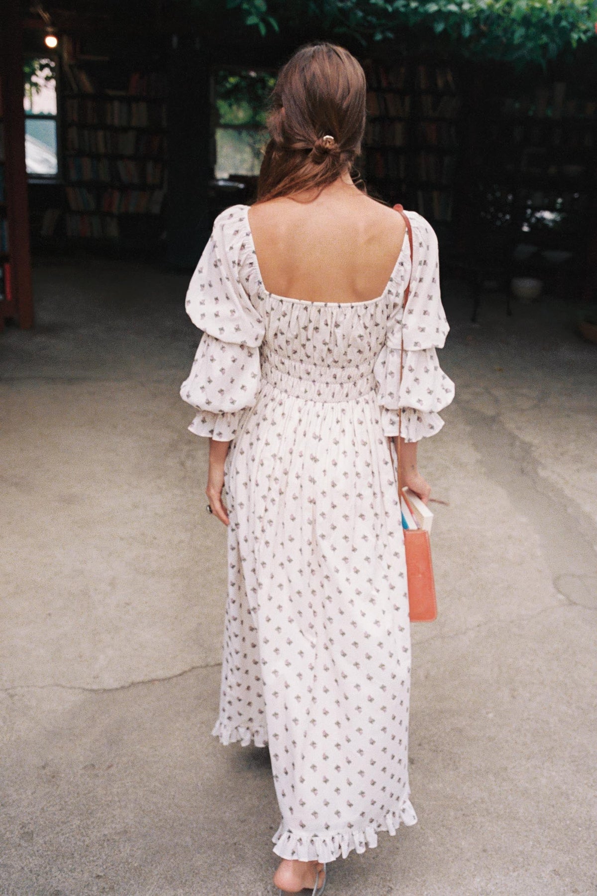 The Adelia Dress | Cream Grape Harvest