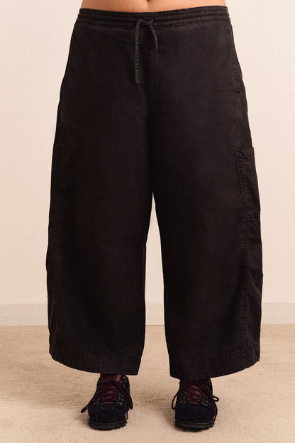 Felix Twill Trouser - Washed Black