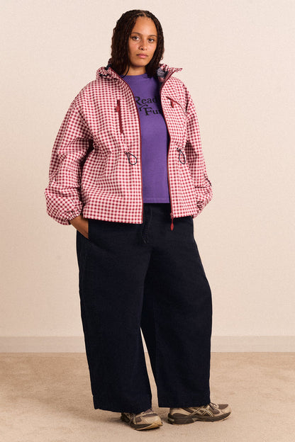 Matilda Waterproof Raincoat - Cherry Gingham
