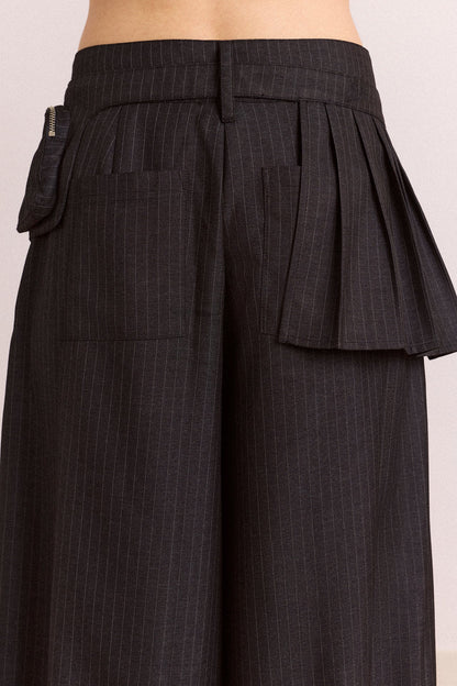 Mavi Tailored Balloon - Navy Pinstripe