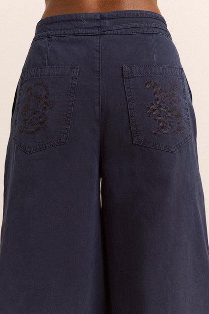 Lotta Culotte - Antiqued Navy
