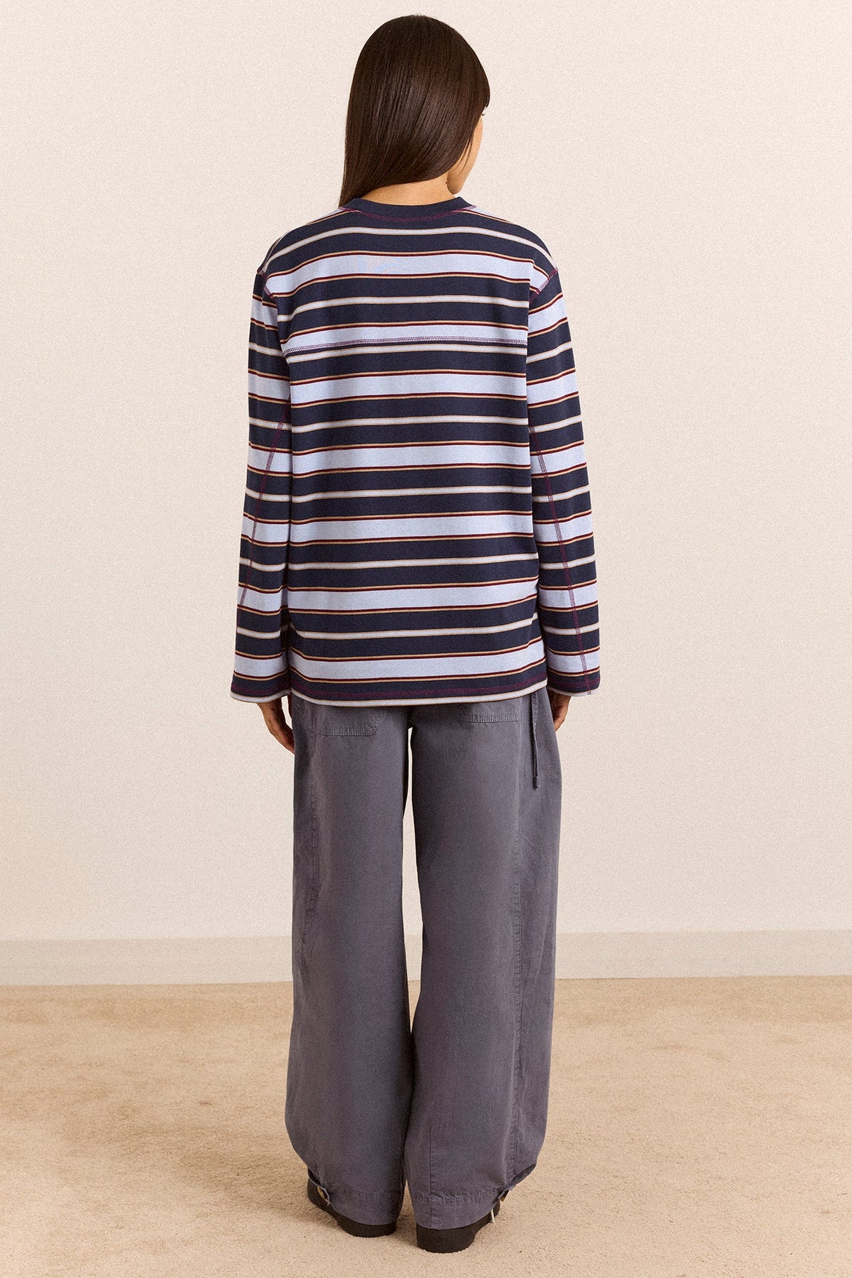 Liv Trouser - Grey Blue