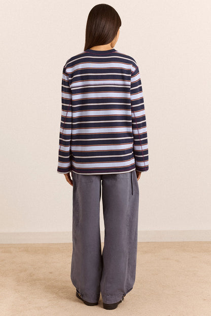 Liv Trouser - Grey Blue