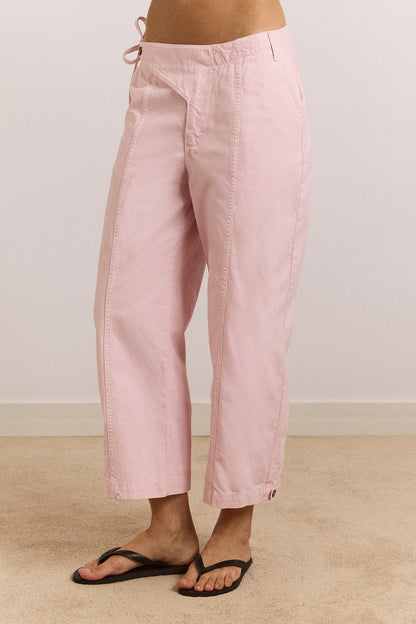 Yves Capri Trouser - Pink
