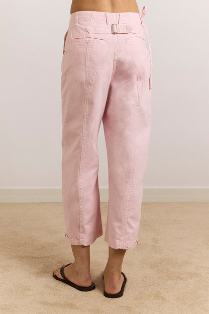 Yves Capri Trouser - Pink